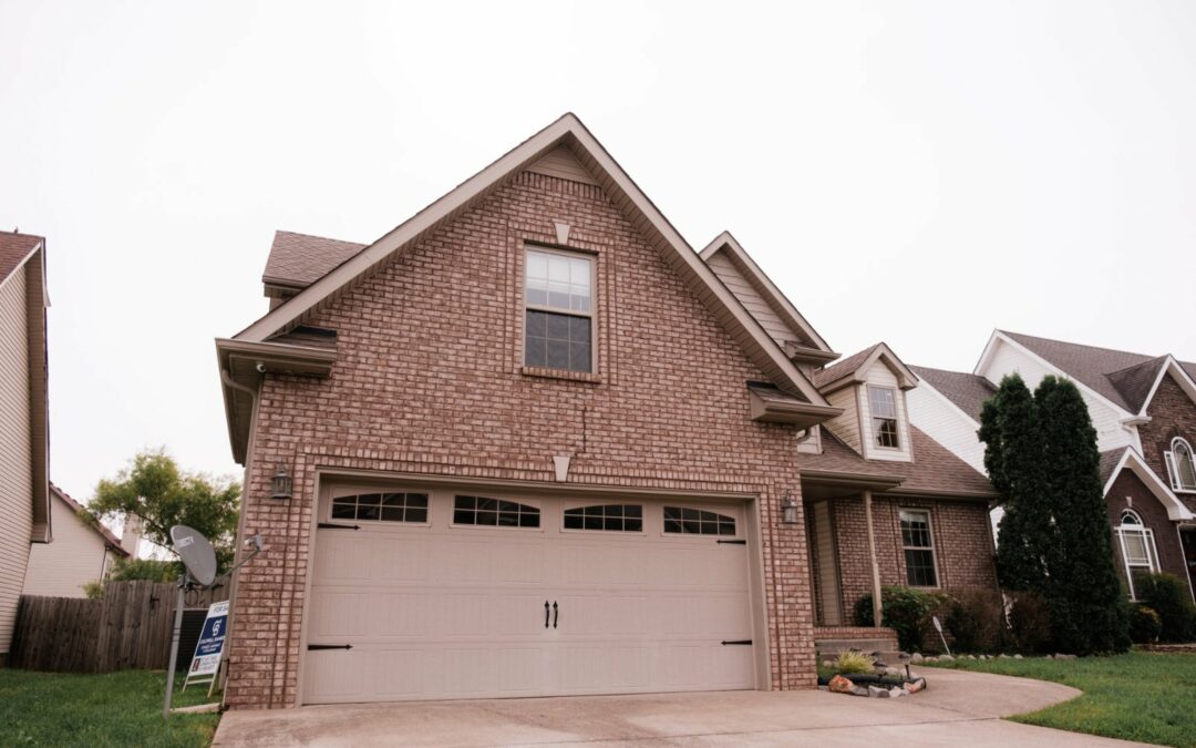 Home garage door exterior photo