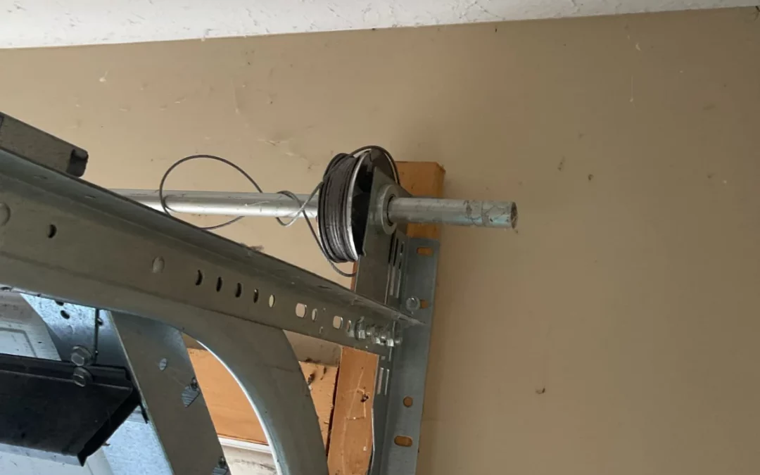 damage garage door cable